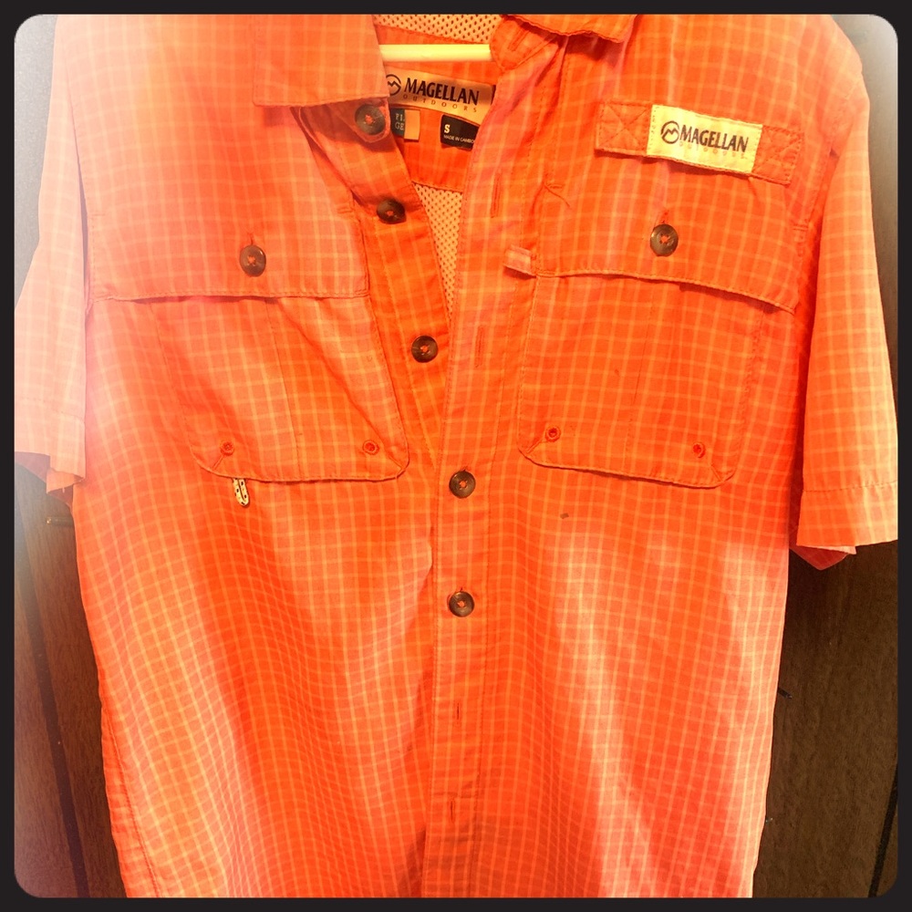 Magellan outdoors short sleeve vent air shirt